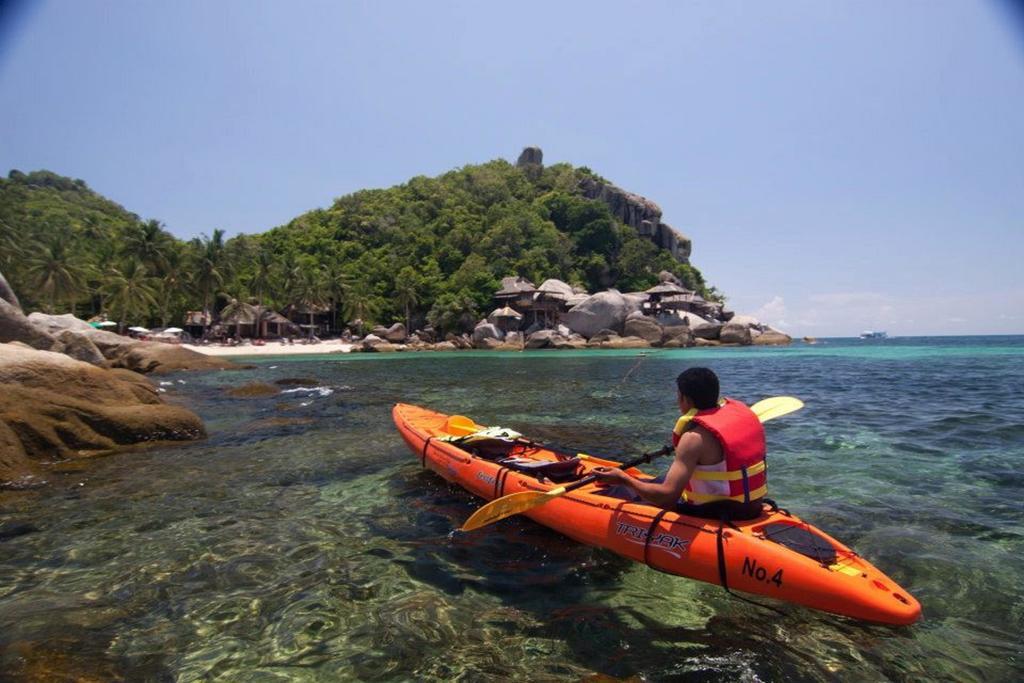 Готель Koh Tao Bamboo Huts Екстер'єр фото